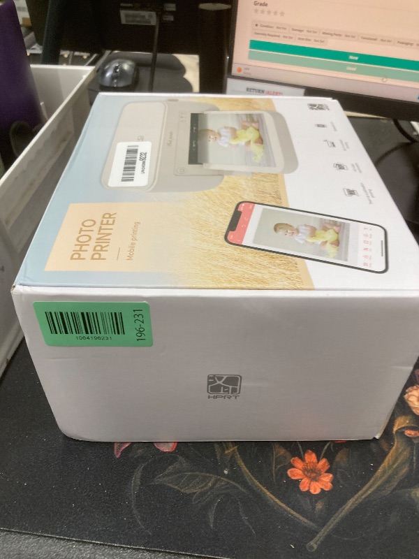 View 4 of *Missing cord to test/Didn't turn on* HPRT Photo Printer 4x6,+108 Sheets&2Ribbon,Phone Instant Picture Printer for iPhone, Android, Portable Photo Printers for Home Use (Beige)