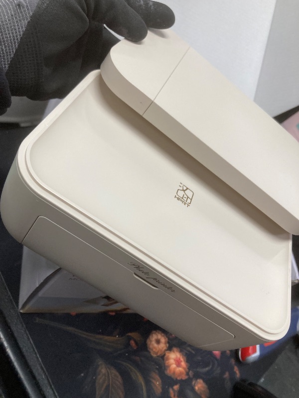 View 2 of *Missing cord to test/Didn't turn on* HPRT Photo Printer 4x6,+108 Sheets&2Ribbon,Phone Instant Picture Printer for iPhone, Android, Portable Photo Printers for Home Use (Beige)