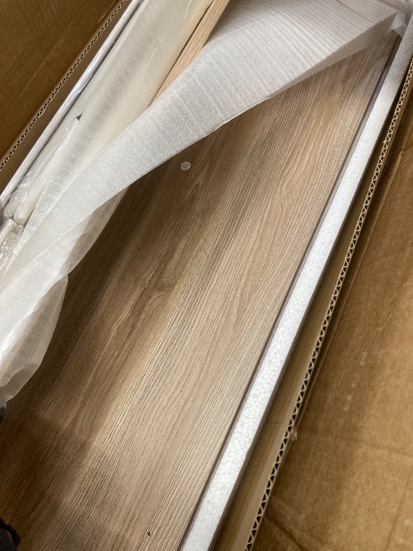 Photo 1 of *HEAVY* TIQLAB Standing Desk with Two Drawers, Stand Up Standing Desk Adjustable Height, Electric Sit Stand Table with Storage Shelf and Splice Board, 48 * 24 inch, Maple