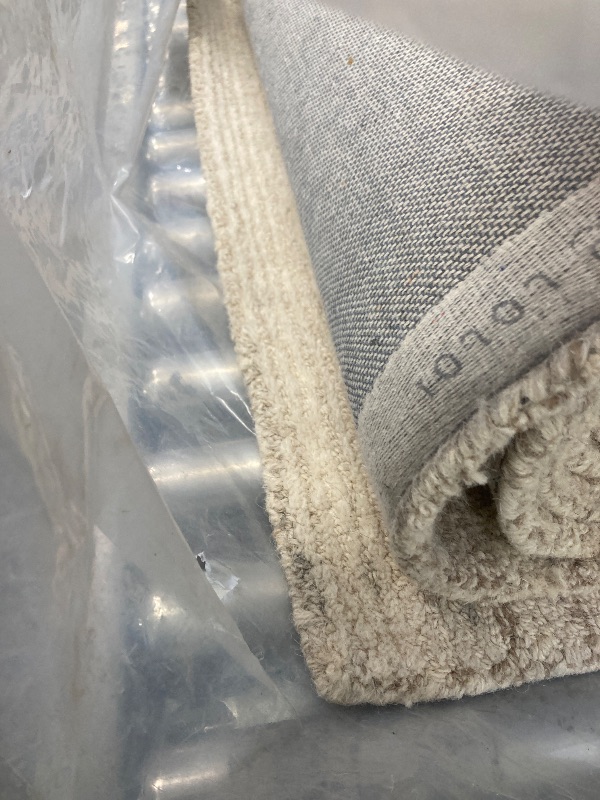 Photo 1 of *HEAVY* Loloi Magnolia Home by Joanna Gaines Rae Collection RAE-04 Natural/Ivory 7'-9" x 9'-9" Area Rug