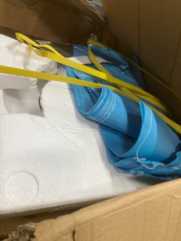 Photo 1 of *Dirty* *Minor Damage to fabric?* Inflatable Paint Booth for Car 30x20x11.5FT Portable Spray Booth Tent with 1100W + 750W Blowers Air Filter System for DIY Spray Car Truck Motorcycle Garage Furniture Part Painting