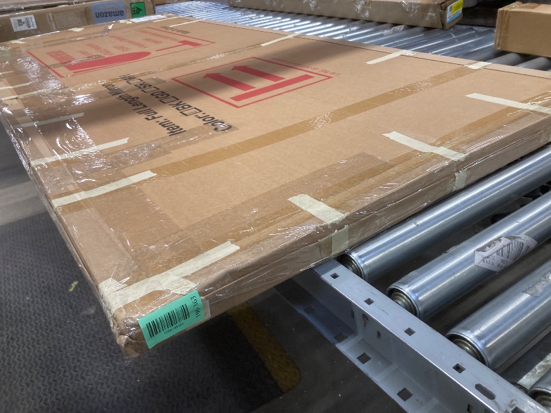 Photo 1 of *Mirror scratched/Dirty?* GLSLAND 76"x34" Full Length Mirror Oversize Rectangle Full Body Mirror Aluminum Alloy Frame Freestanding Mirrors for Bedroom Living Room Dressing,Black