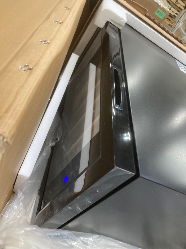 Photo 1 of *Dent on the back* 70L Electric Cigar Humidors Temperature Control System, Cooling & Heating Humidor Cabinet with Spanish Cedar Wood Shelves & Digital Hygrometer, Gifts for Men (500 Counts Capacity)