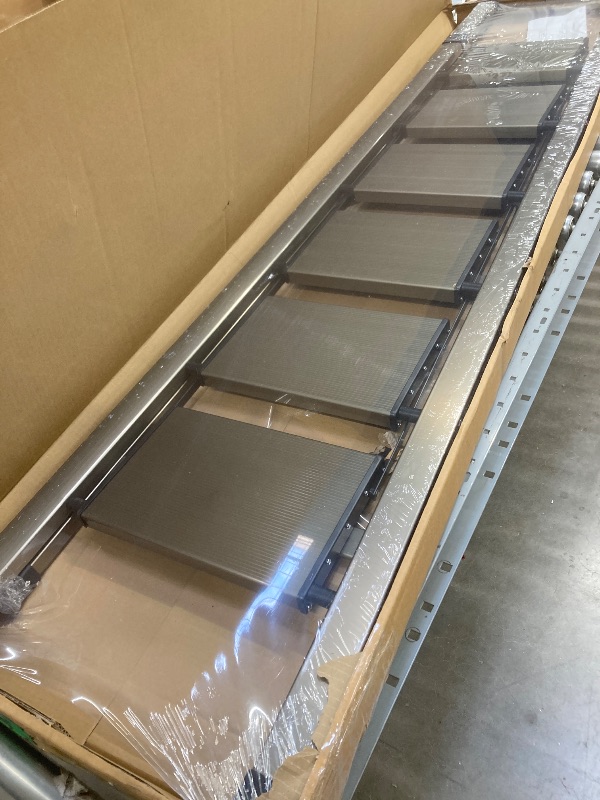 Photo 1 of *FACTORY SEALED* GameGem 6 Step Ladder for 12 Feet High Ceiling, Lightweight Aluminum Folding Step Stool with Convenient Handgrip, Stepladders with Anti-Slip and Wide Pedal for Home Use Space Saving - Gold