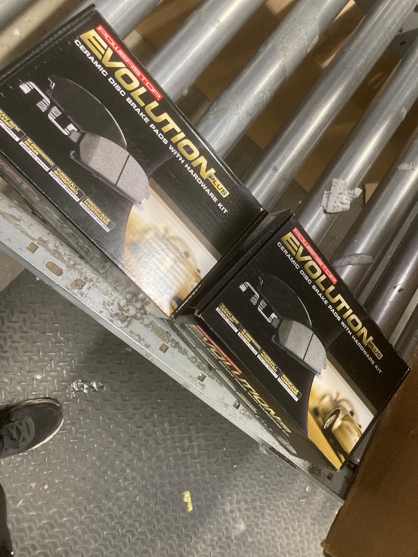 Photo 1 of *HEAVY* Power Stop CRK5596 Coated Brake Rotor and Ceramic Brake Pads- Front & Rear For Ford Explorer Sport 2001-2002 [Model Specific]