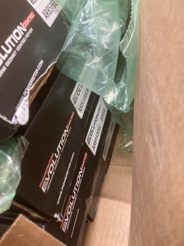 Photo 1 of *HEAVY* Power Stop CRK5596 Coated Brake Rotor and Ceramic Brake Pads- Front & Rear For Ford Explorer Sport 2001-2002 [Model Specific]