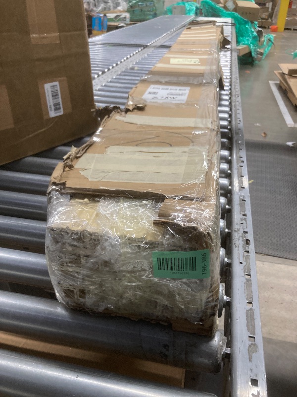 Photo 1 of *Small scratches/chips* Monivi Black Wall Panels for Interior Decor 96x6.6in 8Pack WPC Wall Panel Waterproof Matte Finish Black 3D Accent Wall for Living Room Bedroom Hall Office, 33.6 sq.ft Coverage Slat Wall Paneling