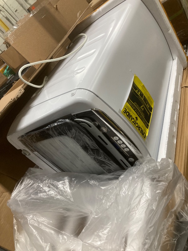 Photo 1 of *USED* BLACK+DECKER 0.9 Cu. Ft. Portable Washer, 6.6 lb. Capacity Washing Machine for Homes & Apartments, 5 Wash Cycles, Quick Connect Sink Adapter and Drain Hose Included, Transparent Lid, BPWM09W, White