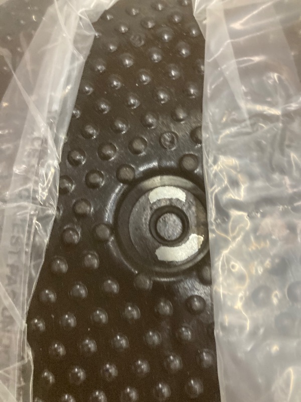 Photo 1 of *Center scratched* VEVOR Rubber Speed Bump, 1 Pack 2 Channel Speed Bump Hump, 72.8" Long Modular Speed Bump Rated 22000 LBS Load Capacity, 72.8 x 12.2 x 2.2 Garage Speed Bump for Asphalt Concrete Gravel Driveway-6 FT