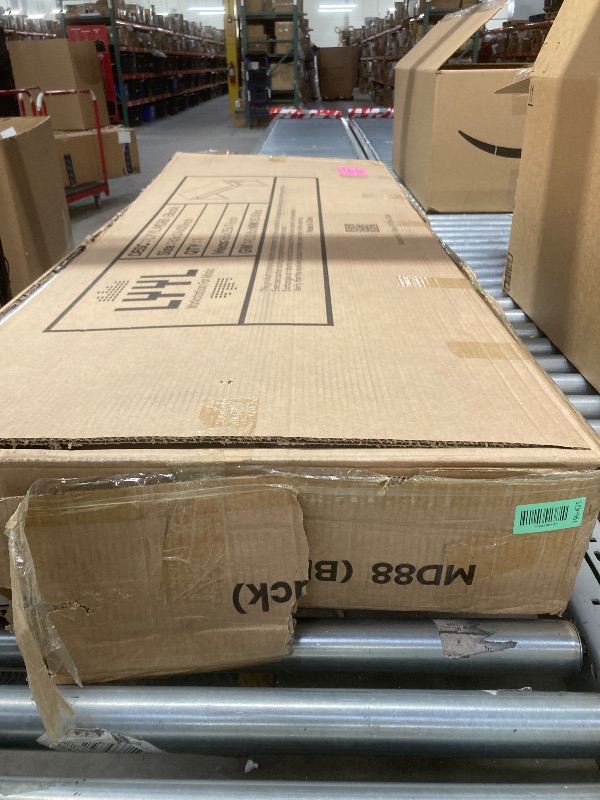 Photo 1 of *HEAVY* LYYL Music Studio Desk with Keyboard Tray and Height Adjustment Bracket, for Full 88 Keys (Music Producer Desk) (Black, 88 Keys)
