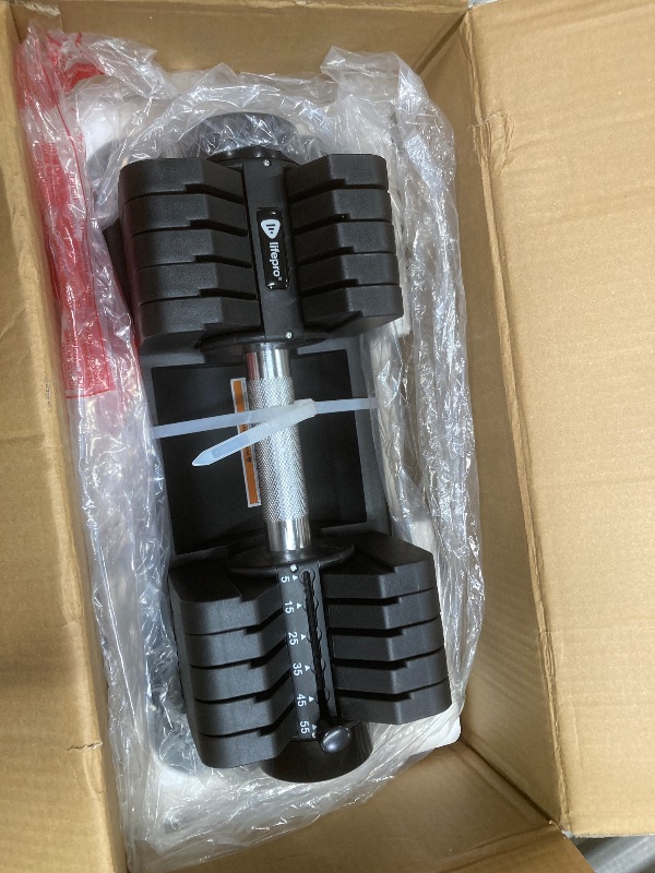 Photo 1 of *HEAVY* Lifepro Adjustable Dumbbells Set/Single - 15lb 43lb 55lb 90lb 25 lb Dumbbell Sets with Rack - Quick Adjust, Secure Grip weights dumbbells set - Compact Hand Weights for Women/Men at Home Gym