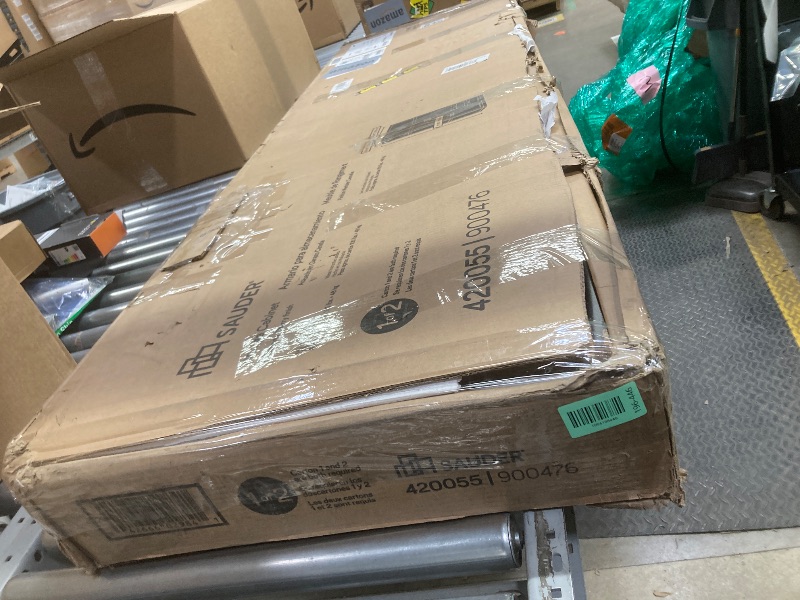 Photo 1 of *HEAVY* Sauder Select Multipurpose Bedroom Armoire Wardrobe Closet Pantry Storage Cabinet with Storage Drawers and Hanging Rail, in Cinnamon Cherry