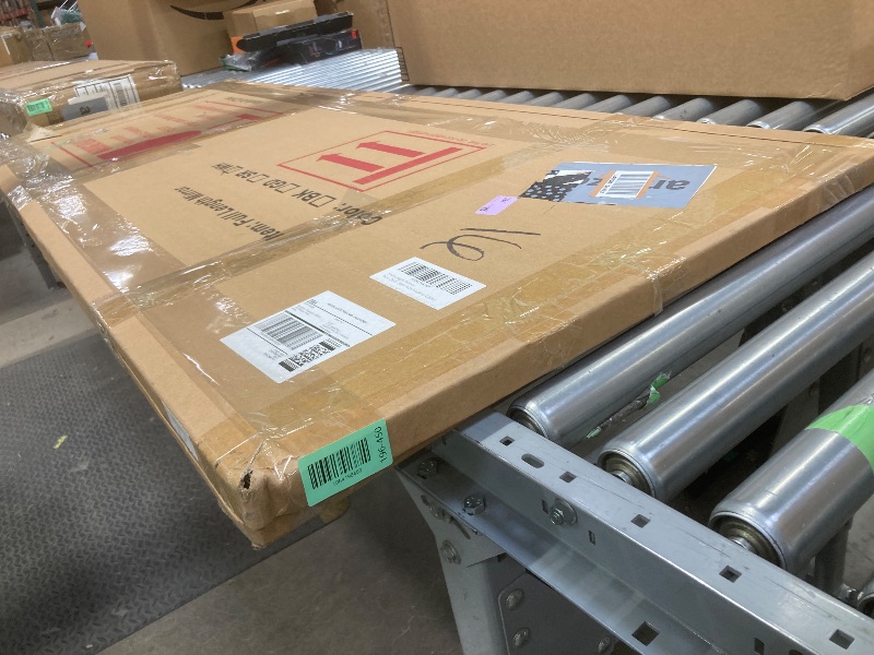 Photo 1 of *Missing small hardware bag* *Lightly scratched frame of mirror?* ZMYCZ Mirror Full Length, 71"x26" Arched Full Length Mirror, Arch Mirror with Stand, Large Standing Mirrors, Oversized Full Body Mirrors with Aluminum Frame for Bedroom, Living Room (White)