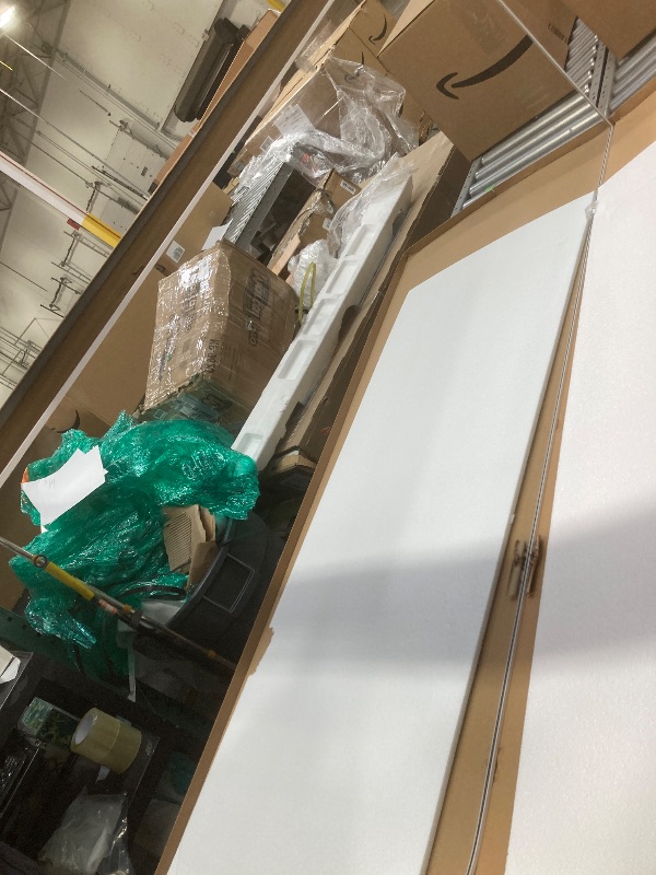 Photo 1 of *Missing small hardware bag* *Lightly scratched frame of mirror?* ZMYCZ Mirror Full Length, 71"x26" Arched Full Length Mirror, Arch Mirror with Stand, Large Standing Mirrors, Oversized Full Body Mirrors with Aluminum Frame for Bedroom, Living Room (White)