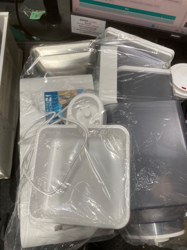 Photo 1 of *Dirty* Rojeco 36Cups/8.5L WiFi Automatic Cat Feeder and Gravity Water Dispenser,Stainless Steel Bowls 2-in-1 Large Capacity 5L Food Dispenser with APP and 3.5L Water Fountain for Pets,Dogs,Puppies,Kittens