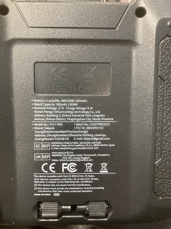 Photo 1 of *Two fan blades damaged* Drone with 4K Camera Screen Remote Control,RGB LED Light FPV Drone Quadcopter for Adults Beginners,Headless Mode Altitude Hold Optical Flow Positioning,One Key Start/Land Foldable,3 Speed Modes