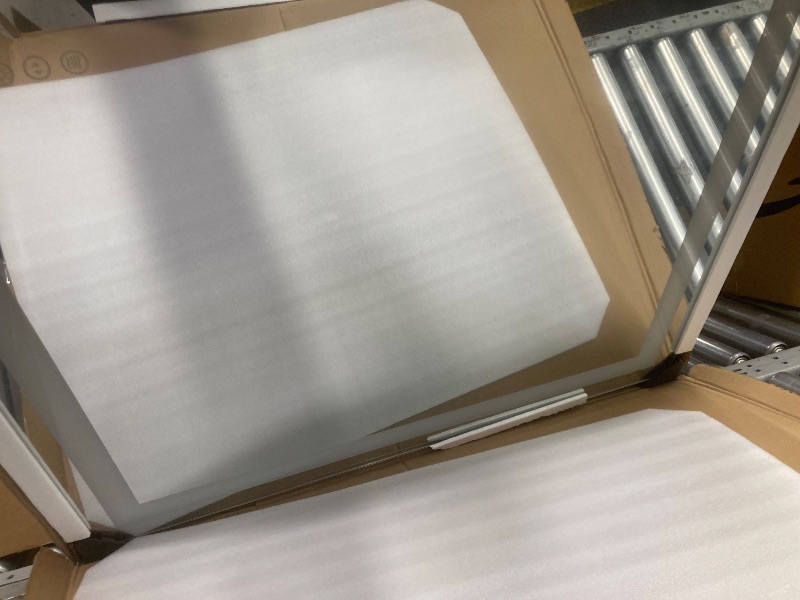 Photo 1 of *Lights don't work/Still good as a mirror* Amorho LED Bathroom Mirror 36''x32'' with Front Light and Backlit, Stepless Dimmable Wall Mirrors with Anti-Fog, Shatter-Proof, Memory, 3 Colors, Double LED Vanity Mirror (Horizontal/Vertical)