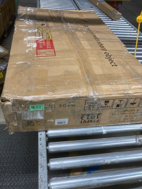 Photo 1 of ***Selling for Parts Only***YITAHOME 46" Vanity Table with LED Lighted Mirror, Makeup Desk with 11 Drawers, Cushioned Storage Stool, Vanity Set with Power Outlet & Magnifying Mirror