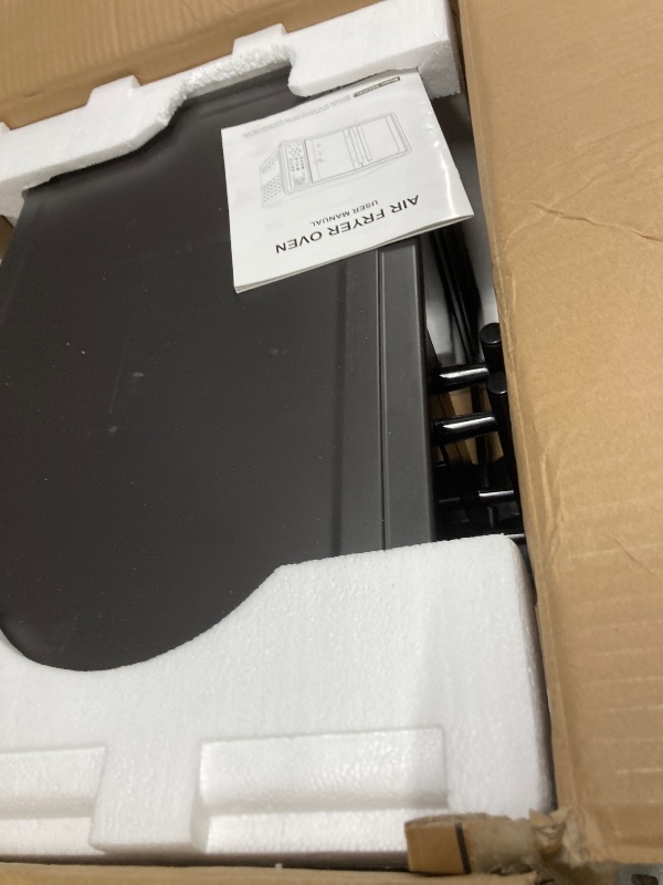 Photo 1 of **NOT WORKING PROPERLY***25QT French Door Air Fryer Toaster Oven Combo, Bake, Broil, Roast, 19 Cooking Functions and Digital Controls, NTC Precise Temp Control, 1700W Powerful Heating, Stainless Steel Easy to Clean