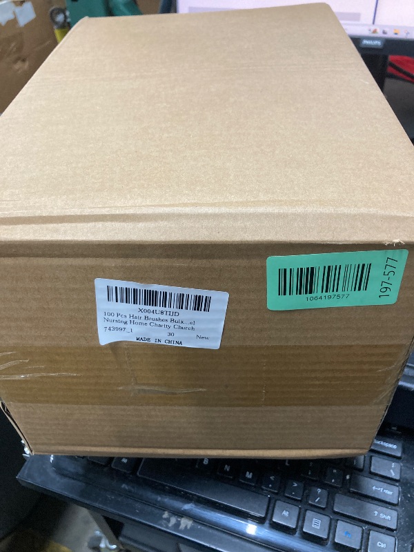 Photo 1 of 100 PCS Hair Brushes Bulk for Homeless, Disposable Hair Brushes Wet Hairs Brush Travel Detangling Disposable Hair-Brush Wrapped Hairs Brush for Shelter Hotel Charity