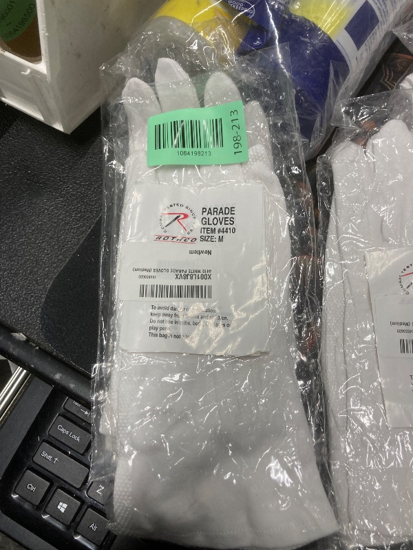 Photo 1 of *2 pack* Rothco Parade Gloves (White, Medium)