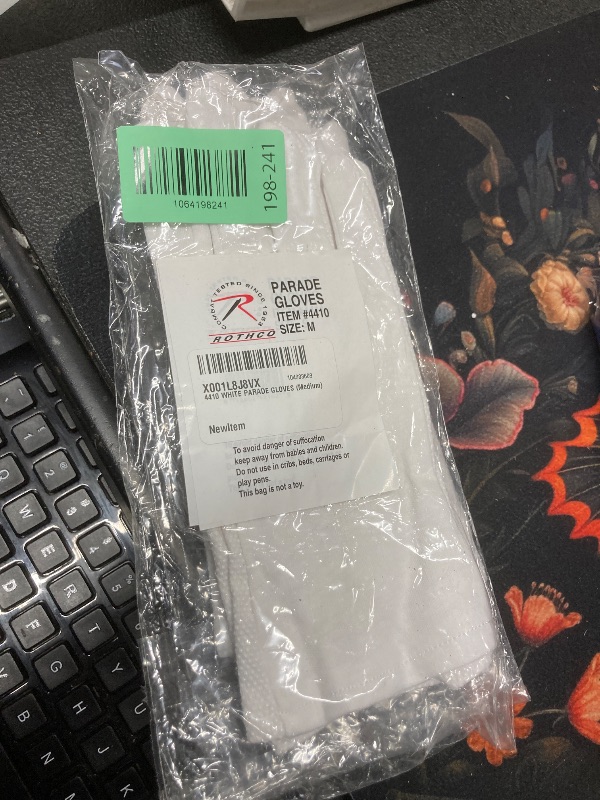 Photo 1 of *2 pack* Rothco Parade Gloves (White, Medium)