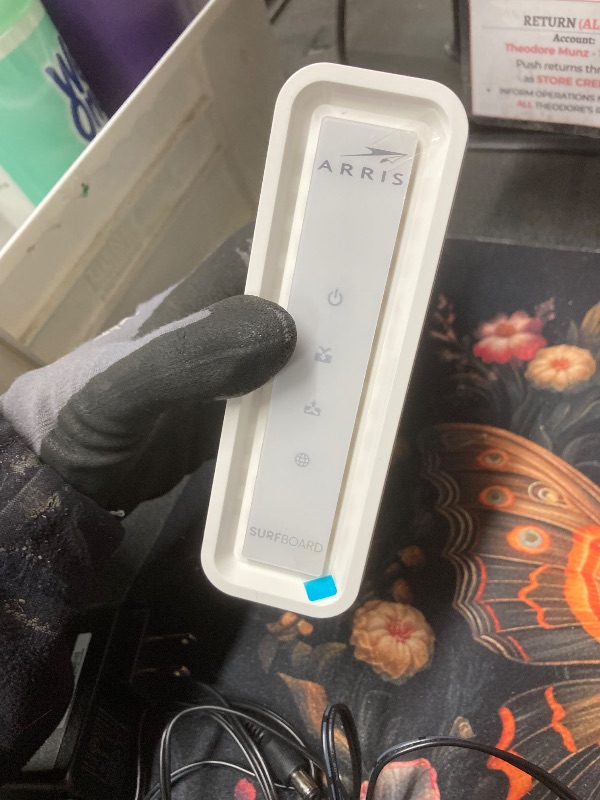 Photo 1 of **NO BOX**ARRIS SURFboard SB8200 DOCSIS 3.1 Multi?Gig Cable Modem | 2 -1Gbps Ethernet Ports | Works with Xfinity, Cox, Spectrum | For Cable Internet Plans up to 2Gbps | Modem Only, Router Required