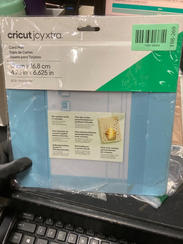 View 2 of *Dirty* Cricut Joy Xtra Card Mat (4.7 in x 6.6 in) Reusable Card Mat for All Cricut Cards, Crafting Mat with Clear Protective Film, For Quick Crafting Using Cricut Joy Xtra Cutting Machine