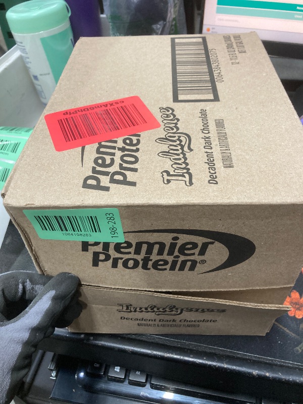 Photo 1 of *BBD March 21, 2026* Premier Protein Decadent dark chocolate 12 pack