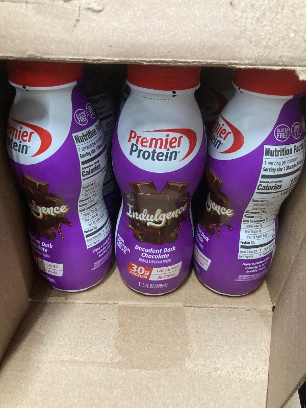 Photo 1 of *BBD March 21, 2026* Premier Protein Decadent dark chocolate 12 pack