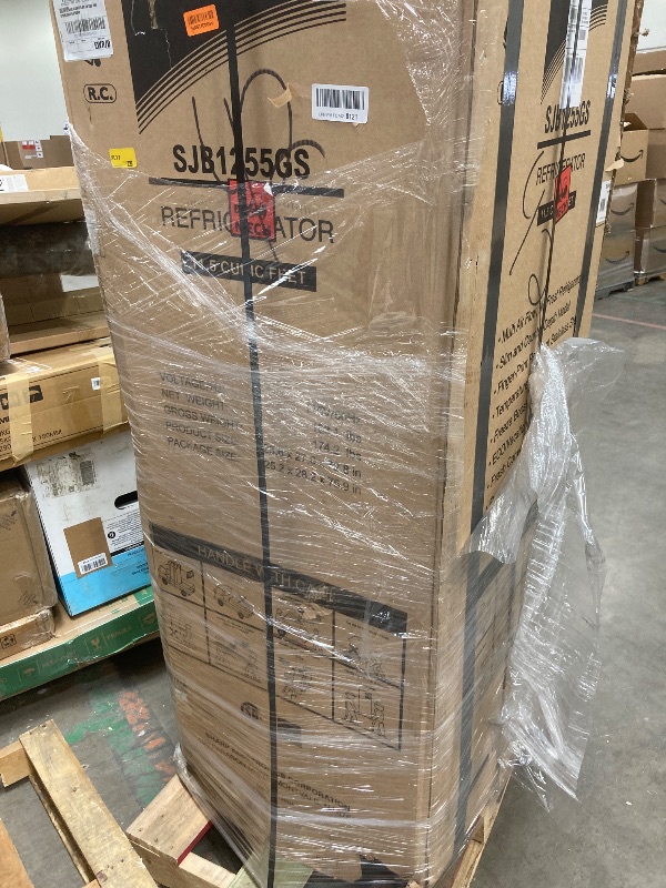 Photo 1 of *FACTORY SEALED* Sharp SJB1255GS Bottom-Freezer Counter-Depth Refrigerator, 24 Inch, 11.5 Cubic Foot, Garage Ready