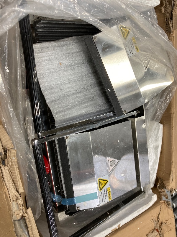 Photo 1 of *Unsure if anything is broken* *SELL AS IS* Winco Cast iron griddle, Ranini Grill