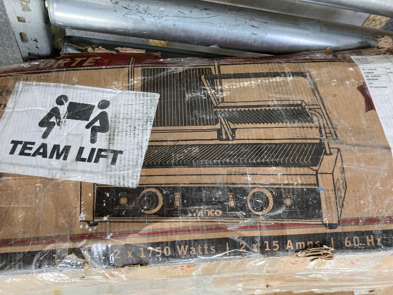 Photo 1 of *Unsure if anything is broken* *SELL AS IS* Winco Cast iron griddle, Ranini Grill