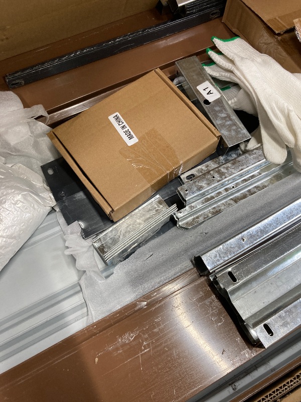 Photo 1 of *Dirty/Scratched* 6x4 FT Outdoor Metal Storage Shed with Window – Lockable Doors & Air Vents, Large Garden Tool Shed for Backyard, Patio, Lawn