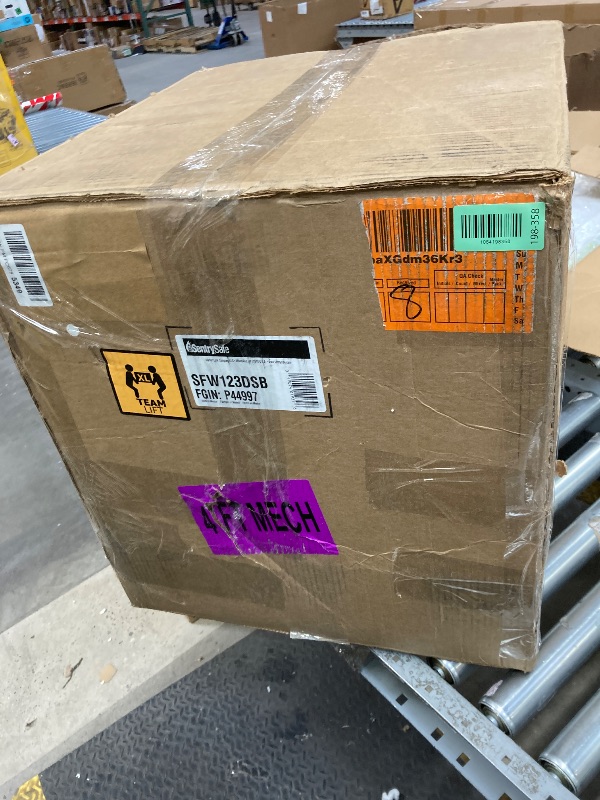 Photo 1 of *Didn't see the keys* SentrySafe Medium Gray Fireproof Safe and Waterproof Safe Box with Dial Combination, Home Security for Money, Documents, or other Valuables, 1.23 Cubic Feet, SFW123DSB