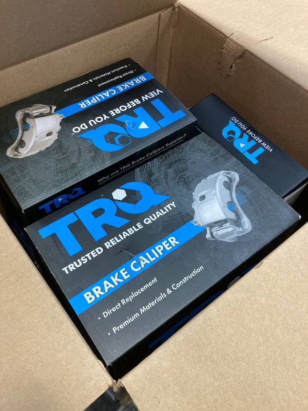 Photo 1 of *HEAVY* *Car type unknown* TRQ Brake Pads, Rotor and Caliper Kit