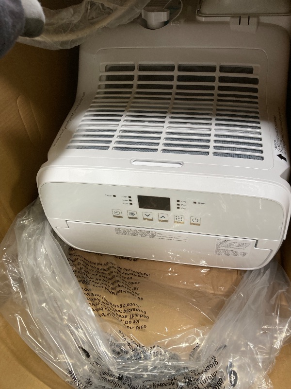 Photo 1 of 10,000 BTU Portable Air Conditioner with Remote Control - Quiet AC Unit for Cooling, Dehumidifier & Fan Modes, Ideal for Rooms up to 450 Sq. Ft,24-Hour Timer,White