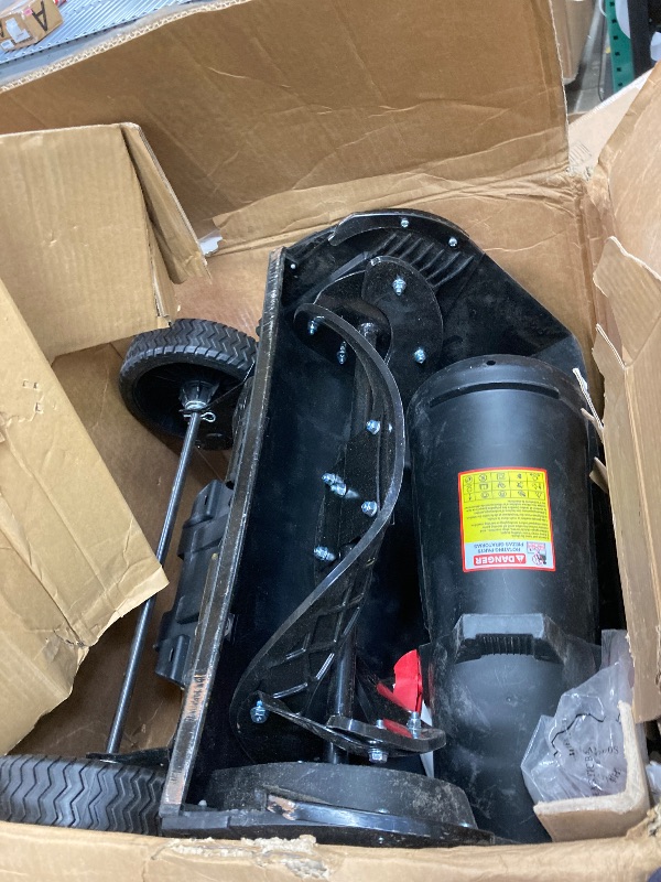 Photo 1 of *Scratches* PowerSmart 40V Cordless Snow Blower, 21'' Cleaning Width/6'' Cleaning Depth Snow Blower with LED Light & 30 FT Throwing Distance, Battery and Charger Included,Perfect for Driveway,Garden, Deck,Garage