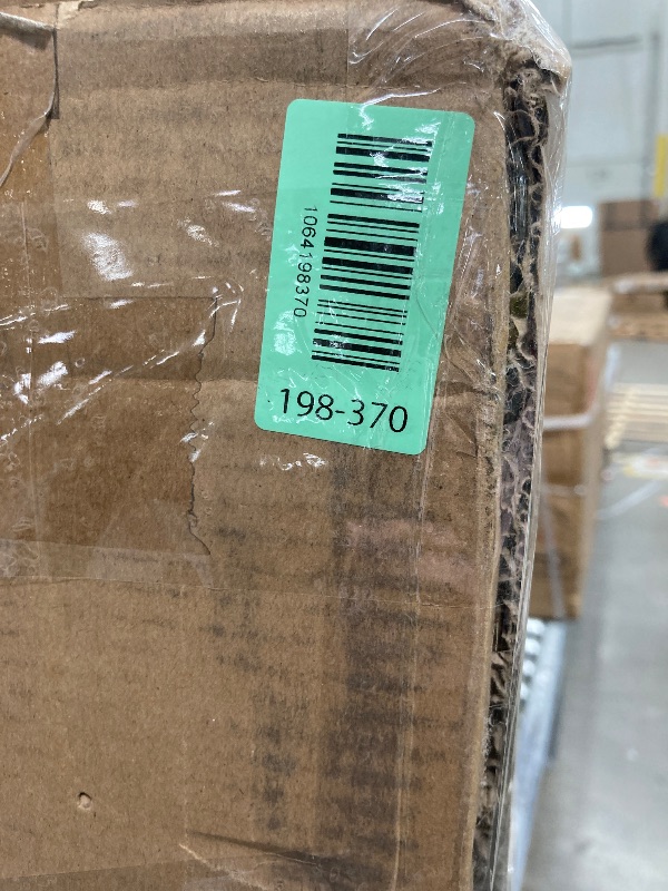 Photo 1 of *Feet scuffed* Acme Raquan Leather Upholstered Side Chairs in Black and Walnut (Set of 2)