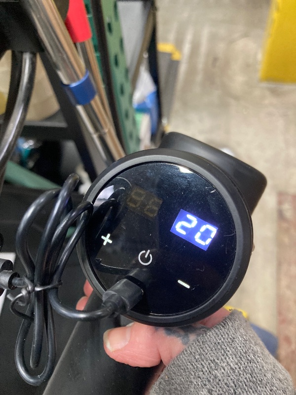 Photo 1 of ***PIECES ARE MISSING*BALL PIECE IS MISSING***TOLOCO Massage Gun Deep Tissue, Percussion Massage Gun with 10 Replacement Heads, Super Quiet Portable Electric Massager for Athletes, Relax, Black***PIECES ARE MISSING***BALL PIECE IS MISSING***