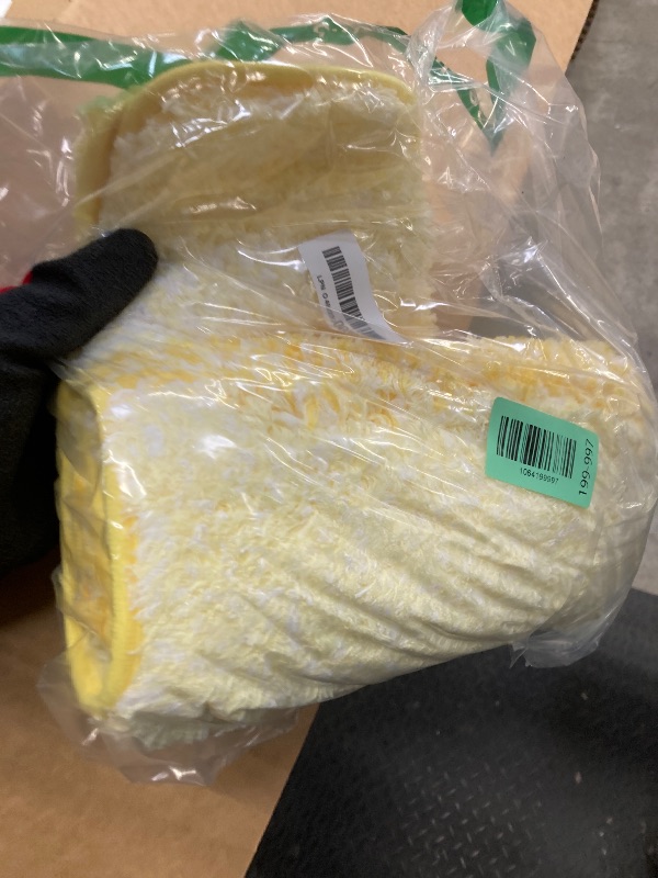 Photo 1 of **MISSING BATH MAT-ONLY TOILET RUG***OLANLY Bathroom Rug Set 2 Piece, Soft Absorbent Microfiber Bath Mats and U-Shaped Contour Toilet Rug, Non-Slip, Machine Wash Dry, Plush Shaggy Bath Mats for Bathroom (24"x16"+24"x20", Yellow)