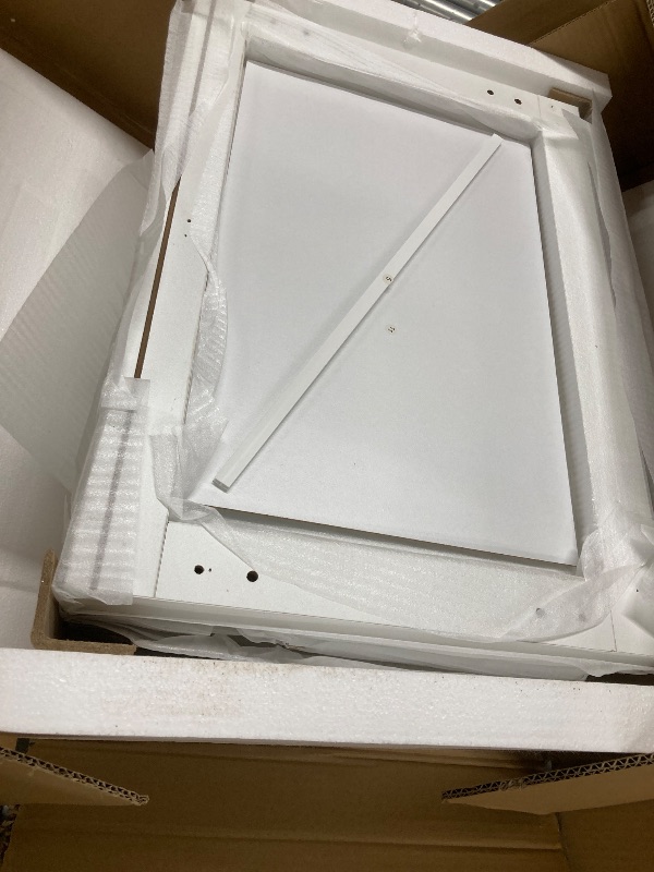 Photo 1 of ***PARTIAL***Merax 3-Pieces Bedroom Dresser Two Night Stand Set, 6-Drawer Cabinet & 2 Nightstand, Mirrored Decoration High Gloss Wood Storage Chest and Bedside End Table, White