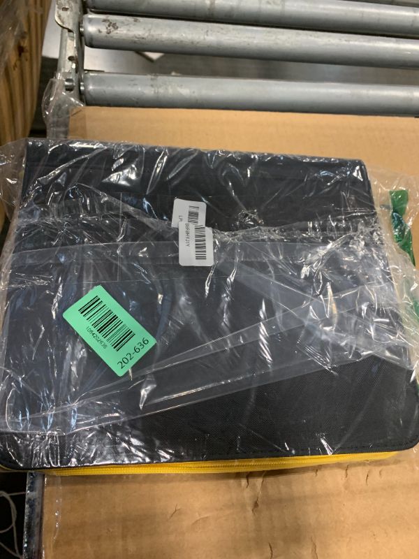 Photo 1 of ** SIMILAR IMAGE/BLACK AND YELLOW**FunGuys Graded Card Binder, 60 PSA Slab Holder, 6 Pocket Graded Card Storage, Slab Binder, PSA Card Graded Display Case Album, Zipper Binder, MTG Card Binder