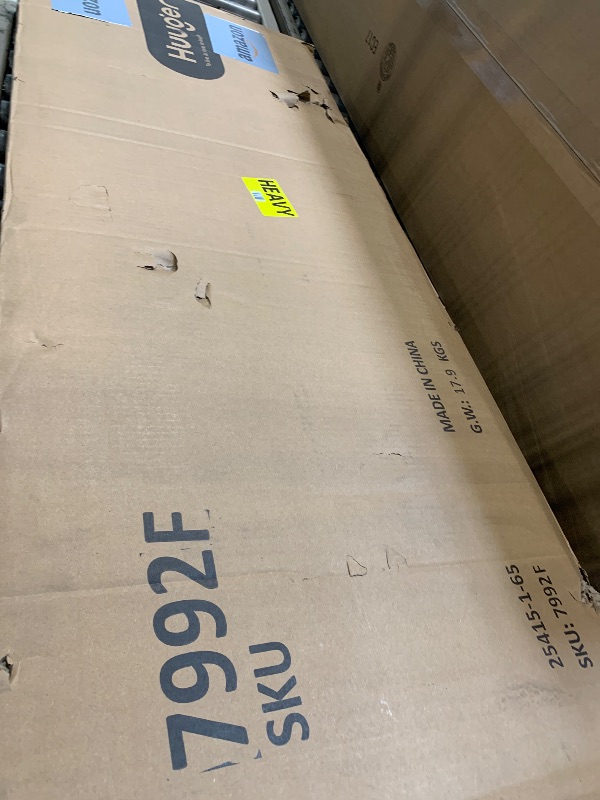 Photo 1 of ***MISSING SCREW, SOLD AS PARTS*** UPDATED 3/27/26 Huuger Computer Desk with 6 Drawers, Office Desk with Shelves, Reversible Gaming Desk, Corner Desk with Storage, Work for Home Office, Study, Living Room, 47inch, Rustic Brown