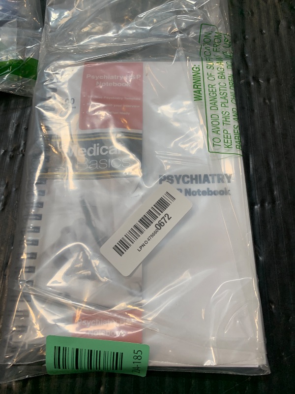 Photo 1 of "Psychiatry H&P Notebook Medical History and Physical notebook, 100 medical templates with perforations "