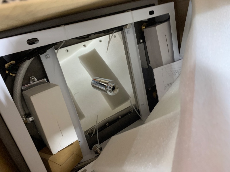 Photo 1 of ****UPDATED 4/24*** Ceiling Mounted Rainfall Showerhead 14X20" Rain Waterfall Shower Head with Handheld Spray Luxury Large Rain Showerhead Matte Black