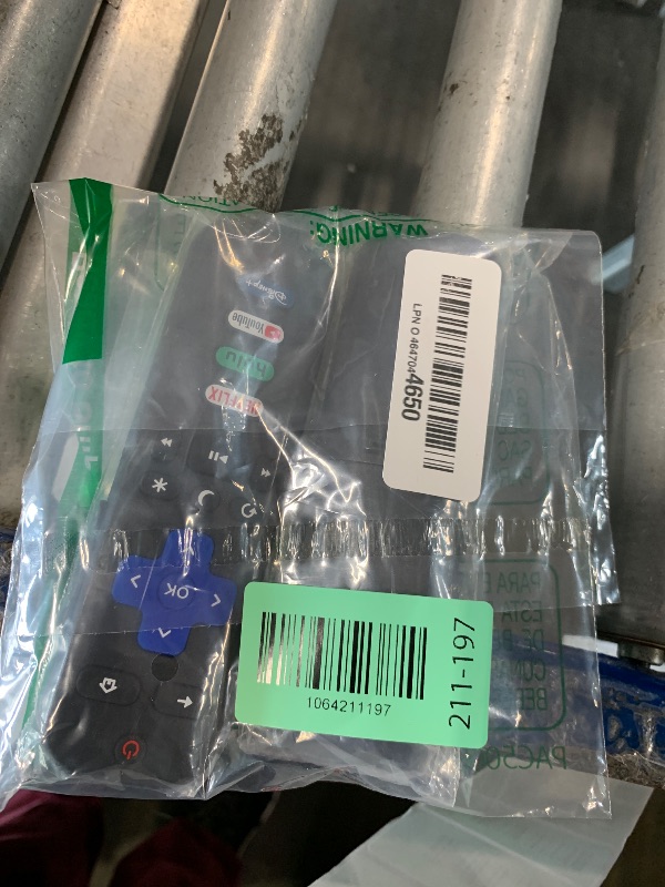 Photo 1 of (Pack of 2) Replacement Remote Control Only for Roku TV, Compatible for TCL Roku/Hisense Roku/Onn Roku/Sharp Roku/Element Roku/Westinghouse Roku/Philips Roku Smart TVs (Not for Roku Stick and Box)