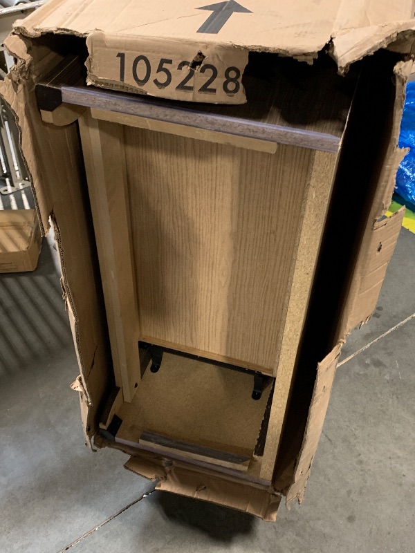 Photo 1 of ****SCRATCHES ON PRODUCT***Signature Design by Ashley Juararo Rustic 5 Drawer Chest of Drawers, Aged Dark Brown