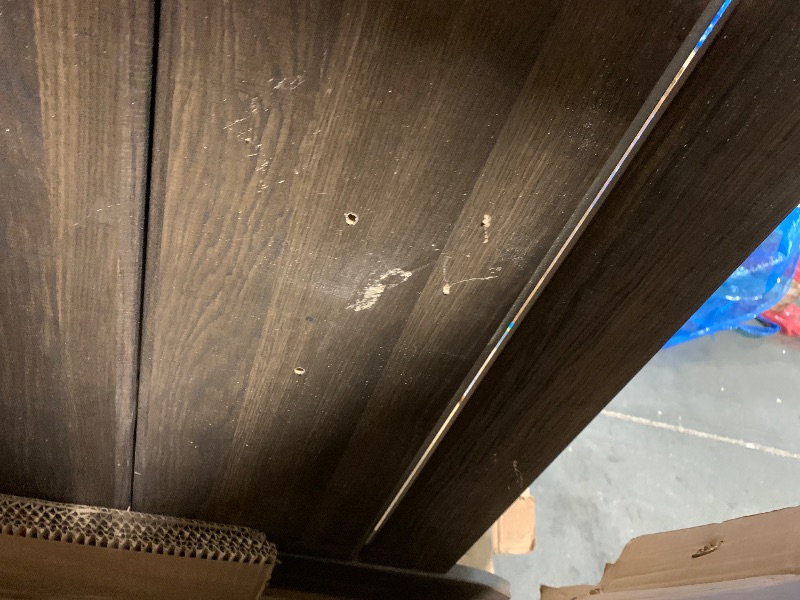Photo 1 of ****SCRATCHES ON PRODUCT***Signature Design by Ashley Juararo Rustic 5 Drawer Chest of Drawers, Aged Dark Brown