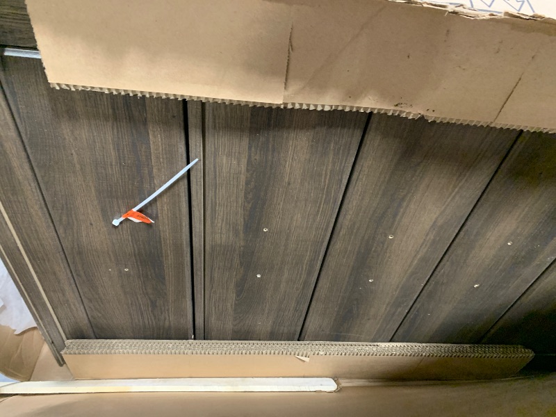 Photo 1 of ****SCRATCHES ON PRODUCT***Signature Design by Ashley Juararo Rustic 5 Drawer Chest of Drawers, Aged Dark Brown